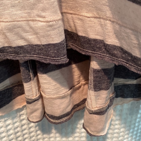 EUC WE THE FREE - Free People Striped Tunic Top 🌸 Loose Fit  🌷 Size XS / TP - Picture 4 of 10